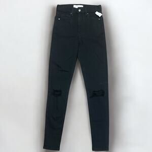 NWT TOPSHOP JAIME BLACK SKINNY 24/32